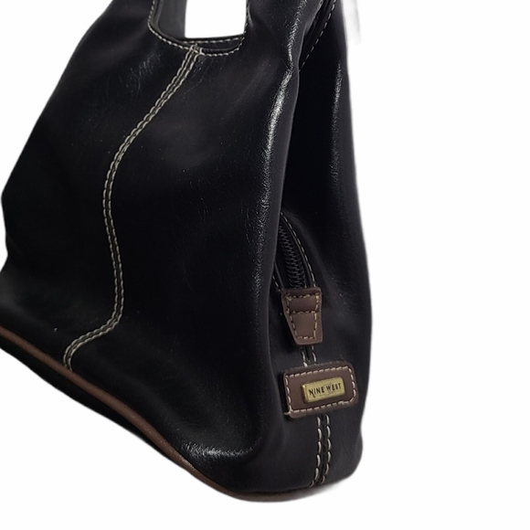 Nine West Y2K Black Vegan Leather Mini Bag - Picture 4 of 12